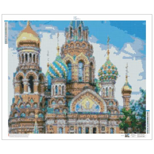 Sparkly Selections The Church of the Savior and Spilled Blood (St. Petersburg, Russia) Diamond Painting Kit, Square Diamonds
